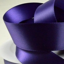 FULL REEL DOUBLE SIDED/FACED SATIN RIBBON Highest/Best Quality 25-50m - Crafts