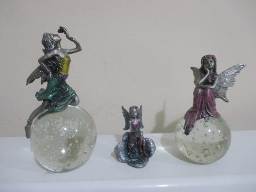 Pewter fairies small - pewter, x