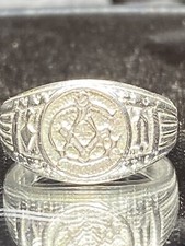 Masonic Ring SZ 11 Sterling