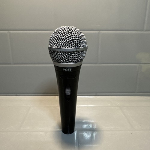 Shure pg58 microphone untested - shure,