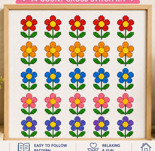 Counted cross stitch kit - 14, ct