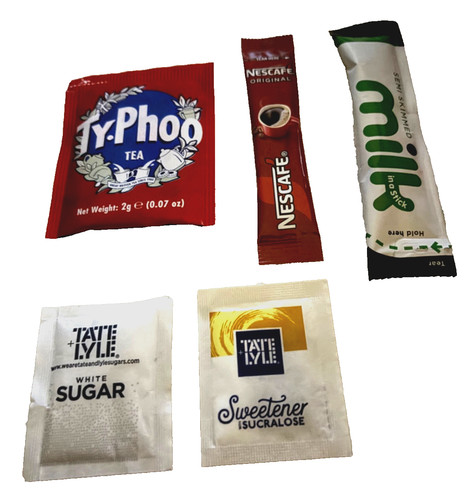 100 mixed tea coffee - mixed, sugar