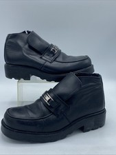 Kangol Black Leather Ankle Boots UK 7