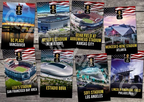 Set postcards world cup2026 - 16,