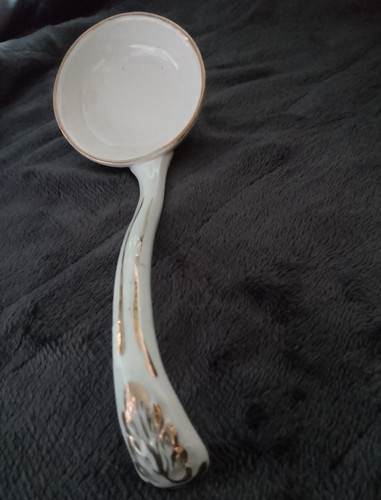 Floral white ceramic - ceramic, soup