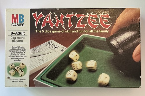 Vintage 1985 games yahtzee - vintage, mb