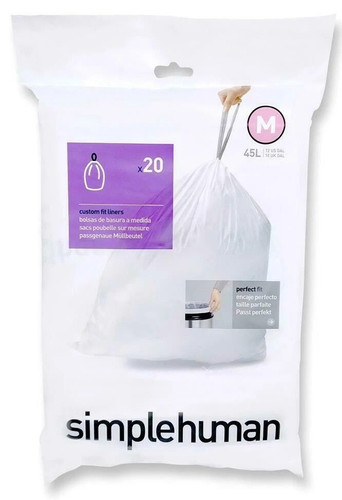 Simplehuman bin liners code - bin, m