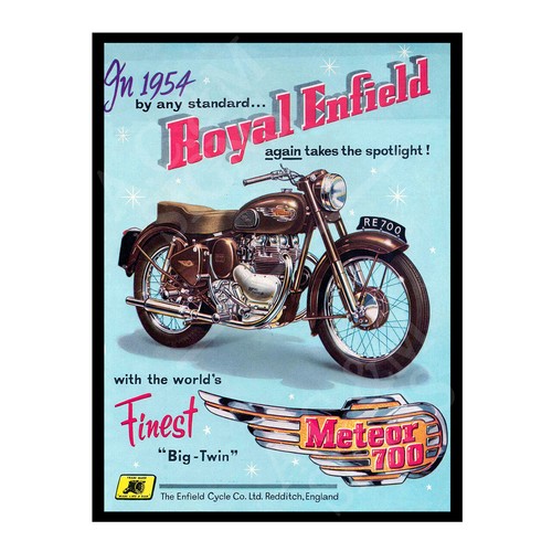 Royal enfield sign plaque made - plaque,