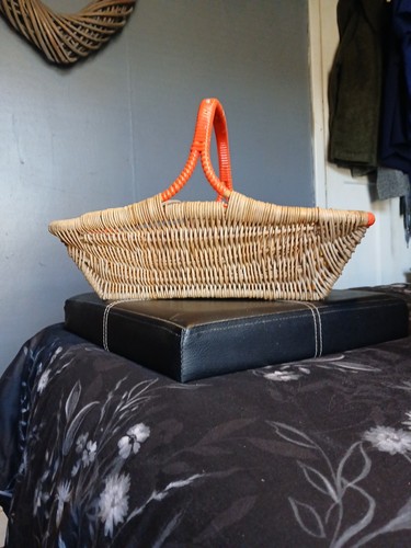 Vintage shopping basket - shopping, with
