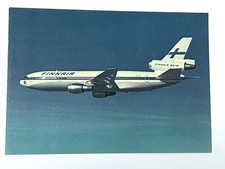Aviation Airline Postcard FINNAIR MCDONNELL DOUGLAS DC-10