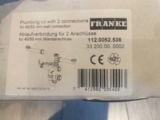 NEW Franke Siphon 2 Plumbing Kit For 2 & 1.5 Bowl Kitchen Sink - 112.0052.536