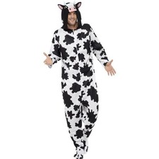Smiffys Cow Costume, Black &