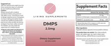 DMPS 2.5 mg 80's Mercury Lead
