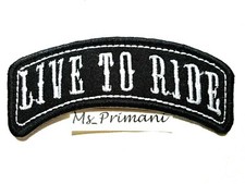Embroidered Live to Ride