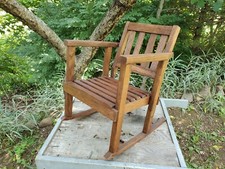 oak small rocking chair doll