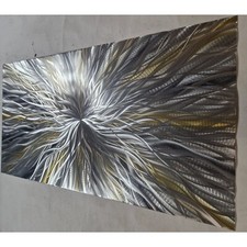 Modern abstract metal wall