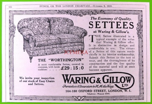 Waring gillow worthington - waring, &