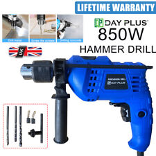 DAYPLUS 850W Heavy Duty Electric Corded Impact Hammer Drill with Drill Bit Set