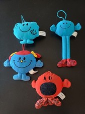 4 McDonalds Mr Men Little Miss Happy Meal Tall Noisy Daydream GigglesSoft Toys