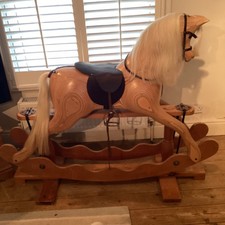 LARGE CONTEMPORARY ROCKING HORSE BY IAN ARMSTRONG
