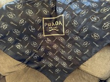 Vtg Prada Milano Black Logo