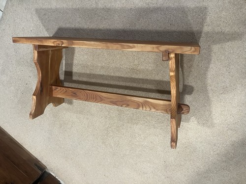 Wooden bench - wooden,