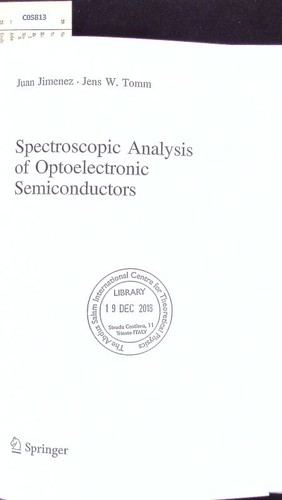 Spectroscopic analysis - , of