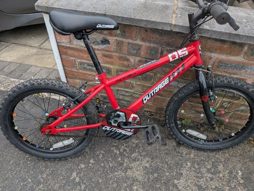 Apollo outrage kids red - outrage, bike