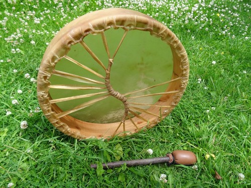 Buffalo hide round - 16",