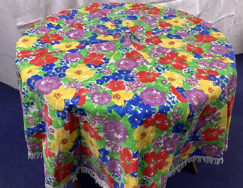 Vintage retro 1970 floral - vintage,