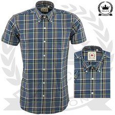 Relco Mens Check Shirt Grey