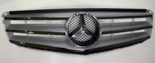 MERCEDES BENZ C CLASS W204 FRONT SPORT AMG GRILL A2048800023 SILVER