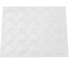 300 Pieces Round Clear Epoxy