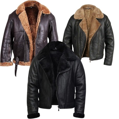 Men handmade real sheepskin - handmade,