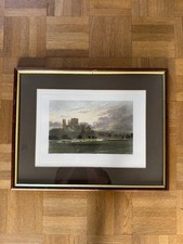 Framed antique 1824 engraving