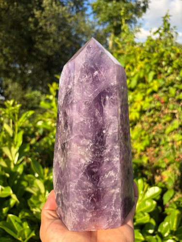 Large amethyst tower brazilian - large,