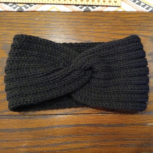 Ladies knitted head - knitted, ear