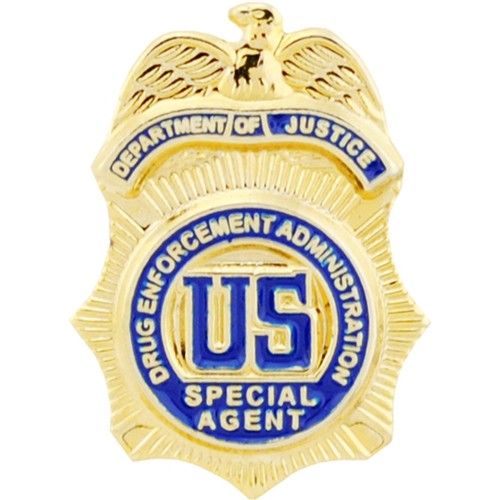 Dea special agent novelty pin - dea,