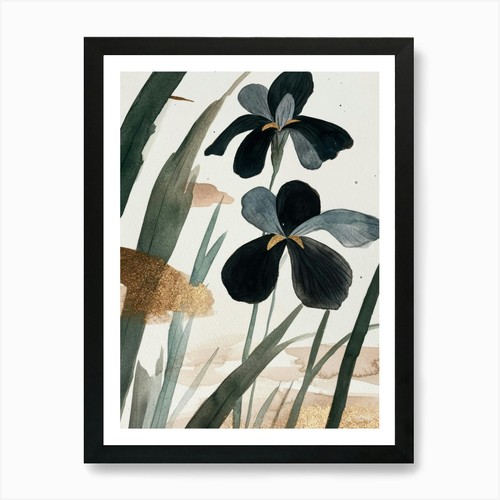 Iris painting art print - iris,