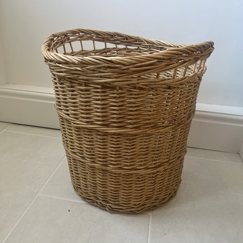 Vintage woven wicker tall - vintage,