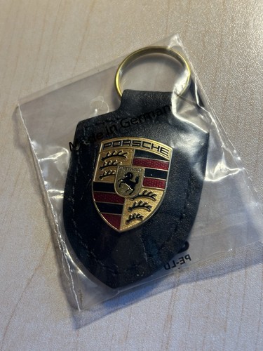 Genuine porsche crest - porsche, black