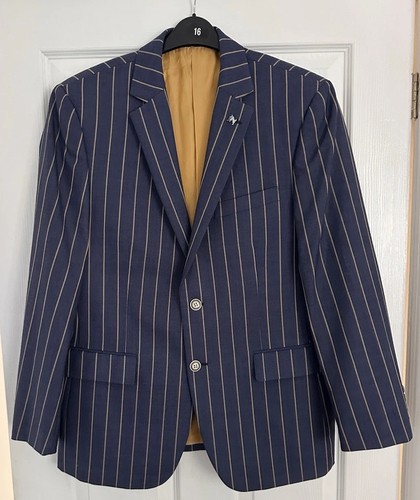Gurteen blazer 42s blue gold - blue, &