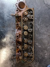 Ford Cross Flow Cylinder Head Casting Number 37 And T3 Complete With Valves