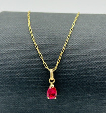 9ct real yellow - yellow, teardrop