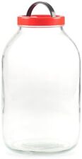 Large Glass Storage Jar with Lid Airtight Food Preserve Pickle (2 3 5 8 Litre)