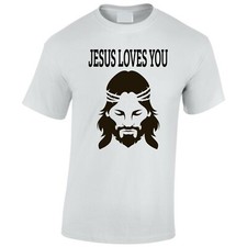 Jesus Loves You T-Shirt OFFER 1  Christianity God Religion Faith Easter 