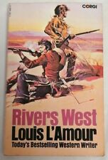 BOOK - Vintage Western Paperback Rivers West Louis L'Amour PB 1982 Corgi