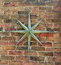 Compass wall art - art, round