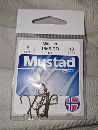 Mustad size hooks allround - mustad,