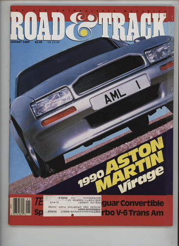 Road track january 1989 - road, &